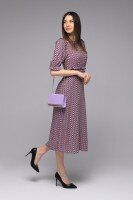 Платье с узором женское Crep 90638 S Синий (200098949808018S)  Фото №4