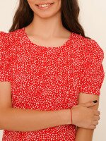 Платье с узором женское LAWA WTC02319 XS Красный  Фото №3