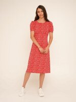 Платье с узором женское LAWA WTC02319 XS Красный  Фото №1