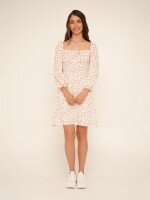 Платье с узором женское LAWA WTC02380 XS Молочно-розовый  Фото №2