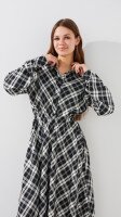Купить Платье с узором женское LAWA WBC02514 S Черно-белый Артикул: 2000999529108 Миниатюра фотографии № 3