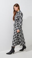 Купить Платье с узором женское LAWA WBC02514 S Черно-белый Артикул: 2000999529108 Миниатюра фотографии № 4