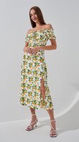 Платье с узором женское LAWA WTC02384 XS Белый  Фото №0