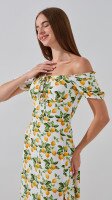 Платье с узором женское LAWA WTC02384 XS Белый  Фото №1