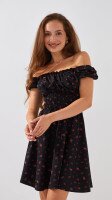 Платье с узором женское LAWA WTC02441 XS Черный  Фото №2