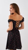 Платье с узором женское LAWA WTC02441 XS Черный  Фото №3