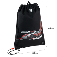 Сумка для форми та взуття для хлопчика Kite K24-600M-2 Чорний (4063276106735A)(SC)  Фото №0