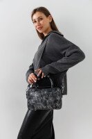 Сумка женская Polyn 2491-2 Серебряно-черный  Фото №0