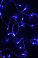 Светодиодная гирлянда 300LED синяя 2020-44 (NY)  Фото №1