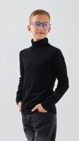 Купить Свитер однотонный для мальчика Dinomin L3325 140 см Черный Артикул: 2000991047204 Миниатюра фотографии № 3