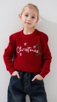 Купить Свитер с принтом для девочки Erceylan LN2504 Christmas 92 см Красный Артикул: 2000999324291 Миниатюра фотографии № 1