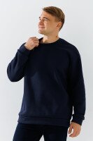 Свитшот однотонный мужской Demos 221 baza XL Темно-синий  Фото №1