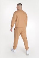 Свитшот однотонный мужской Demos DMS004 baza 4XL Бежевый (2000989426820D)  Фото №4