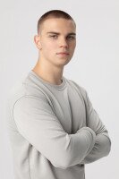 Свитшот однотонный мужской Stendo 231538 6XL Серый (2000989986614D)  Фото №1