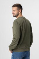 Свитшот однотонный мужской Stendo 231551 XL Хаки (2000989986430D)  Фото №2