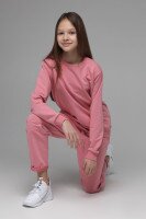 Свитшот однотонный для девочки SAFARI 60190 158 см Розовый (2000989505761D)  Фото №6