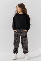Світшот однотонний унісекс First Kids 0069 116 см Чорний  Фото №5