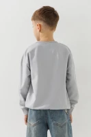 Світшот однотонний унісекс First Kids 0069 140 см Світло-сірий  Фото №7