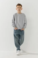 Світшот однотонний унісекс First Kids 0069 140 см Світло-сірий  Фото №5
