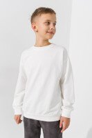 Світшот однотонний унісекс First Kids 0070 158 см Молочний  Фото №1