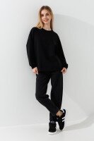 Свитшот однотонный для мальчика LAWA BBC02318 122 см Черный  Фото №5