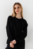 Свитшот однотонный для мальчика LAWA BBC02318 122 см Черный  Фото №7