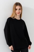 Свитшот однотонный для мальчика LAWA BBC02318 122 см Черный  Фото №6