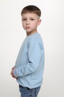 Світшот однотонний дитячий SAFARI 60189 116 см Блакитний (2000989505341D)  Фото №9