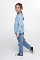 Світшот однотонний дитячий SAFARI 60189 116 см Блакитний (2000989505341D)  Фото №4