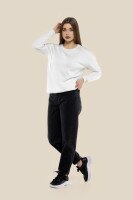 Свитшот однотонный женский LAWA WBC02318 XS Молочный  Фото №10