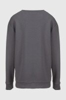 Свитшот однотонный женский 242124-K XS Графитовый (2000990661999D)  Фото №6