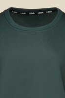 Свитшот однотонный женский LAWA WBC02433 XS Темно-зеленый  Фото №4