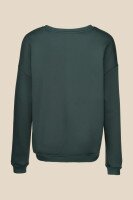 Свитшот однотонный женский LAWA WBC02433 XS Темно-зеленый  Фото №5