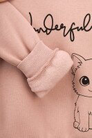Світшот з принтом для дівчинки Baby Show 14394 92 см Пудровий  Фото №7