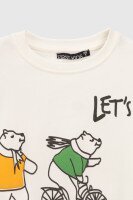 Світшот з принтом для хлопчика First Kids 3324 92 см Молочний (2000990755704D)  Фото №0