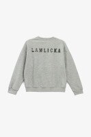 Свитшот с узором для мальчика Lizi 279 122 см Серый  Фото №7