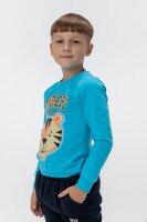 Світшот з принтом Baby Show 7128 98 Блакитний (2000990104977W)  Фото №0