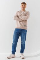Свитшот с принтом мужской 91-24 XL Бежевый  Фото №0