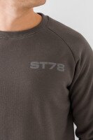 Світшот з принтом чоловічий ST78 S Темно-сірий  Фото №1