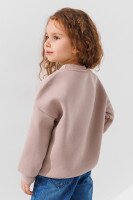 Купить Свитшот с принтом для девочки Baby Show 14388 110 см Бежевый Артикул: 2000990777645 Миниатюра фотографии № 5