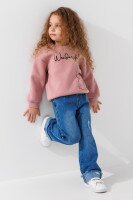 Світшот з принтом для дівчинки Baby Show 14394 92 см Пудровий  Фото №0