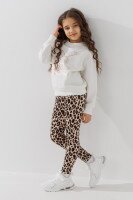 Світшот з принтом для дівчинки Baby Show 43990 98 см Молочний  Фото №1