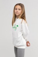 Свитшот с принтом для девочки First Kids 0806 110 см Молочный (2000989962052D)  Фото №0
