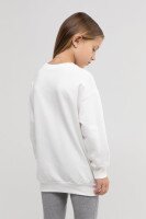 Свитшот с принтом для девочки First Kids 0806 110 см Молочный (2000989962052D)  Фото №1