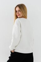 Світшот з принтом для дівчинки LAWA P-GB02306 122 см Молочний  Фото №3