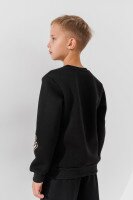Свитшот с принтом для мальчика Atabey 30703.1 140 см Черный  Фото №3
