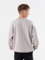 Світшот з принтом для хлопчика Black Kids 07 128 см Сірий (2000990475763W)  Фото №3