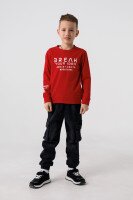 Світшот з принтом для хлопчика Deniz 05023 98 см Червоний (2000990438300D)  Фото №0