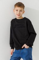 Світшот з принтом для хлопчика First Kids 0065 128 см Чорний  Фото №1