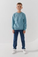 Світшот з принтом для хлопчика First Kids 0068 134 см Петроль  Фото №0